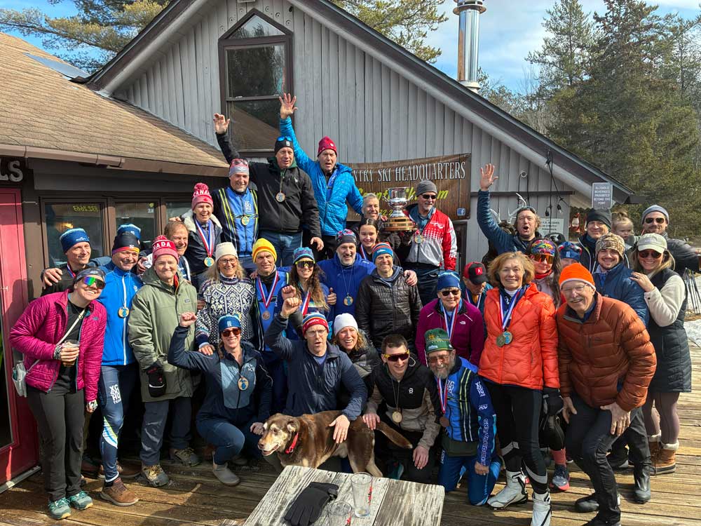 No surprise here: You get the members of the team out to race, you have some good results, and you win the overall Michigan Cup...again! Congratulations to the Cross Country Ski Headquarters!