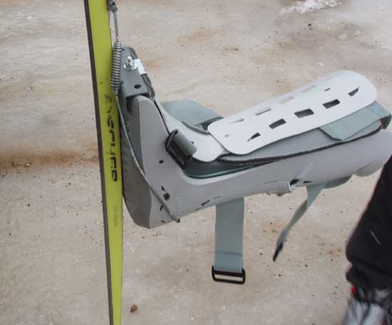 bionic boot and binding cross country ski system