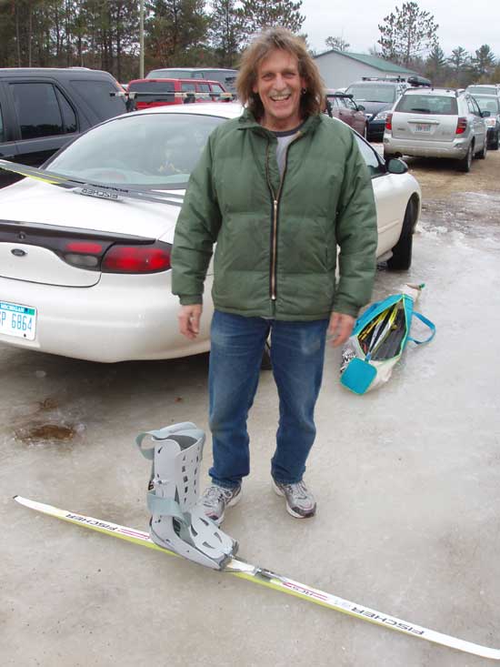 bionic boot and binding cross country ski system