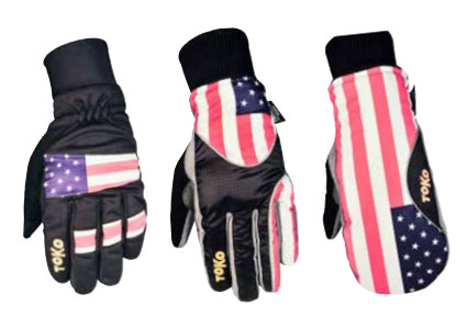 Toko Stars and Bars cross country ski glove collection