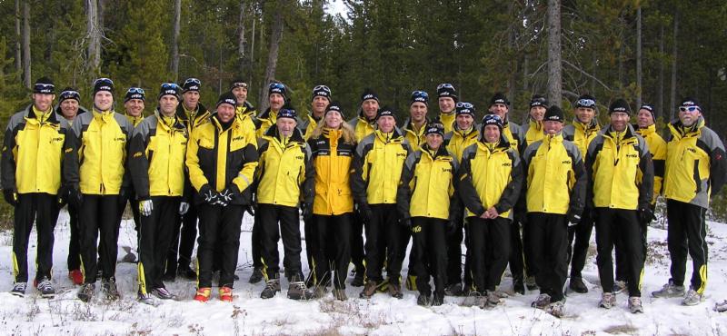 Toko ski waxing technical team