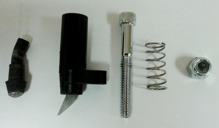 Jenex VP-RSTD10 Second Generation shock absorbing rollerski tips