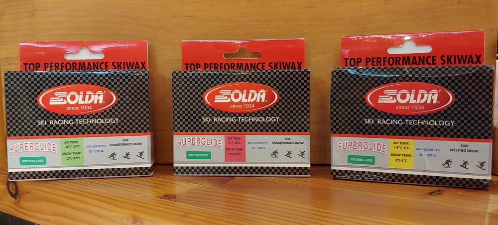 Solda SuperGlide xc ski waxes