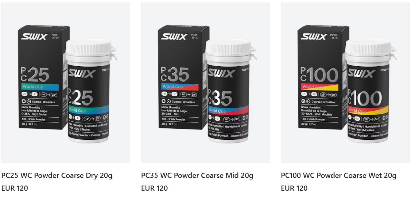 Swix PC gliders for course and artificial snow