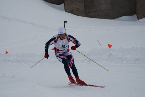 Toko's Doug Bernard racing biathlon in Chili