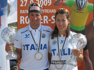 Simone Paredi and Mateja Bogatec