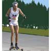 Cross-Country skiers test summer shape