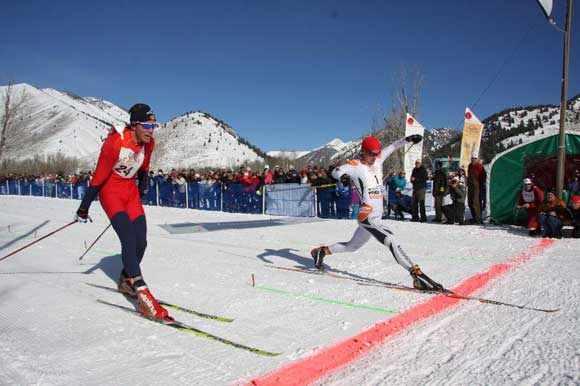 Zach Simons winning his 3rd Boulder Mountain Tour