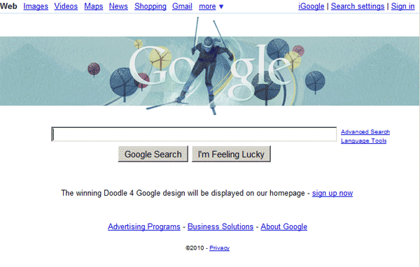 Google skier