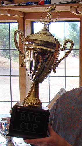 The Baic Cup for top junior team on the Michigan Cup cross country ski racing series