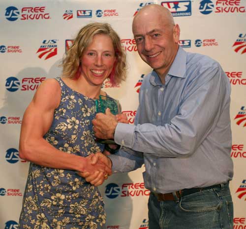 Cross country skier Kikkan Randall was recognized with both the USSA Cross Country Skier of the Year Award as well as the Buddy Werner Award for her leadership and sportsmanship