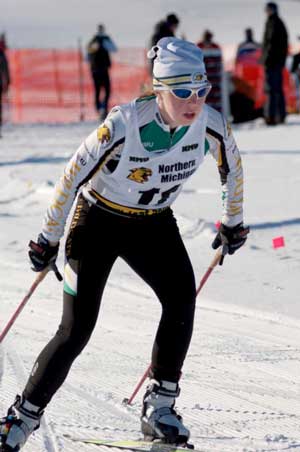 NMU cross country ski team