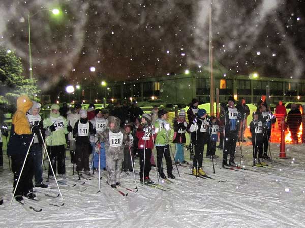 Core Dame Marie kids cross country ski race