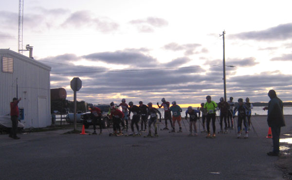 Grand Marais Rollerski Ski Marthon Course
