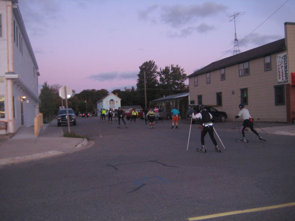 Grand Marais Rollerski Ski Marthon Course