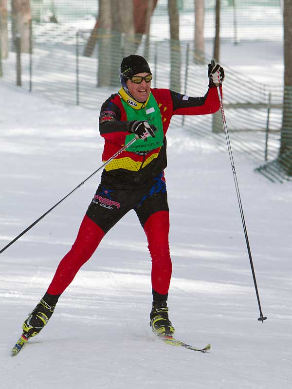 Eli Brown wins the 50K North American Vasa cross country ski race