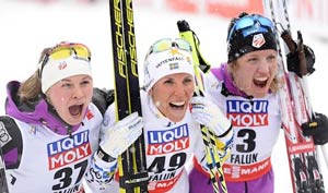 Diggins and Gregg 2nd and 3rd in World Championship 10k Freestyle