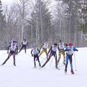 Mitch Delong and Sarah Goble MI State High School Pursuit Champs