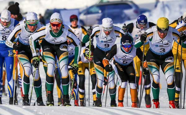 Northern Michigan University Nordic ski racers