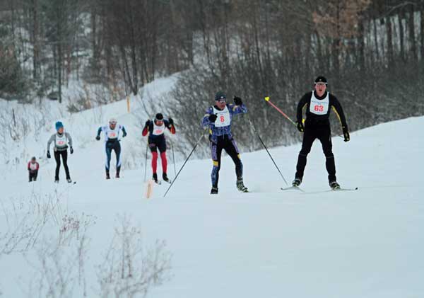Out on the White Pine Stampede course