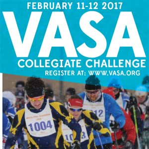 2017 Vasa announces Collegiate Challenge