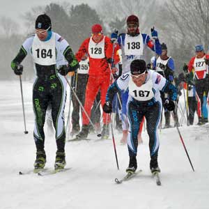 RESULTS: Milan Baic and Rebecca Davis blow through the Krazy Klassic