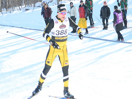 Michigan Tech xc ski racing at West Yellowstone