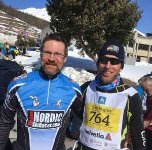 Team NSR and GRNST at the Engadin Skimarathon