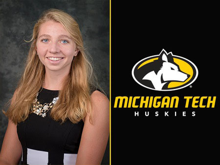 Amanda Kautzer of the Michigan Tech Nordic Ski team will represent the United States at the Youth World Championships.