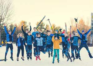 Copper Country Ski Tigers win overall 2017 High School Championships!