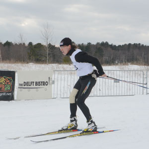 Andy Liebner on his win in the Noquemanon Ski Marathon 50k Freestyle