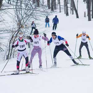 King of the Hill race at Schuss Mountain