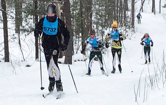 North American Vasa Classic 6km. Henry Urbain, Arielle Jean, Gavin Ryba, and Abigail Jean