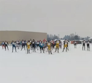 VIDEO: 50km start of the White Pine Stampede