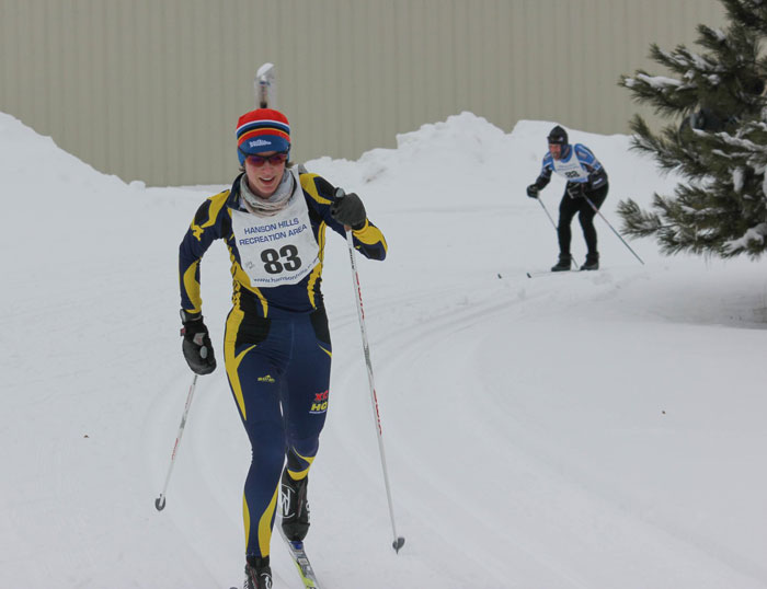 Hanson Hills Classic cross country ski racers