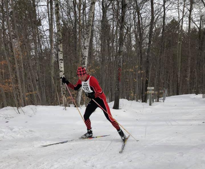 Dave O'Neil on his way to third overall at the Black Mountain Freestyle