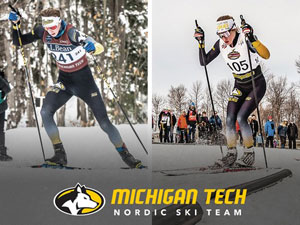 Sarah Goble and Reid Goble win Most Outstanding Skier Award