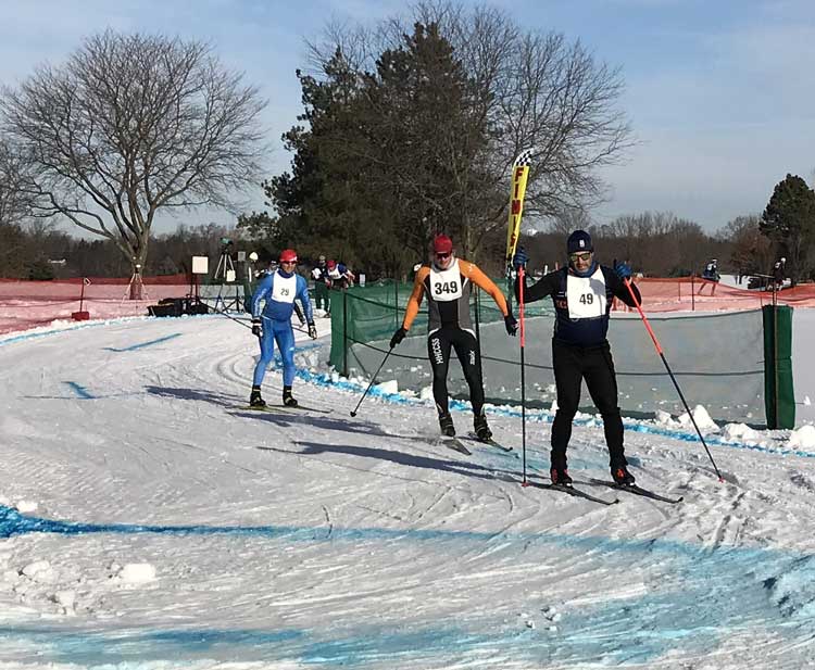 2021 Frosty Freestyle race lap turnaround point