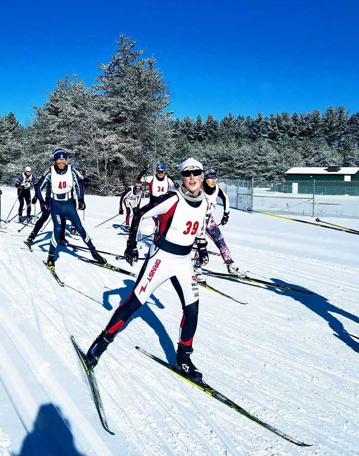Jorydn Ross with her game face at the Michigan Cup Freestyle Championships