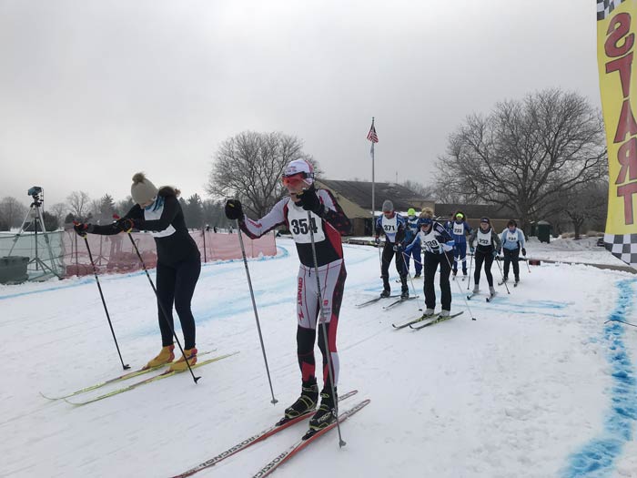 Krazy Klassic cross country ski race skiers