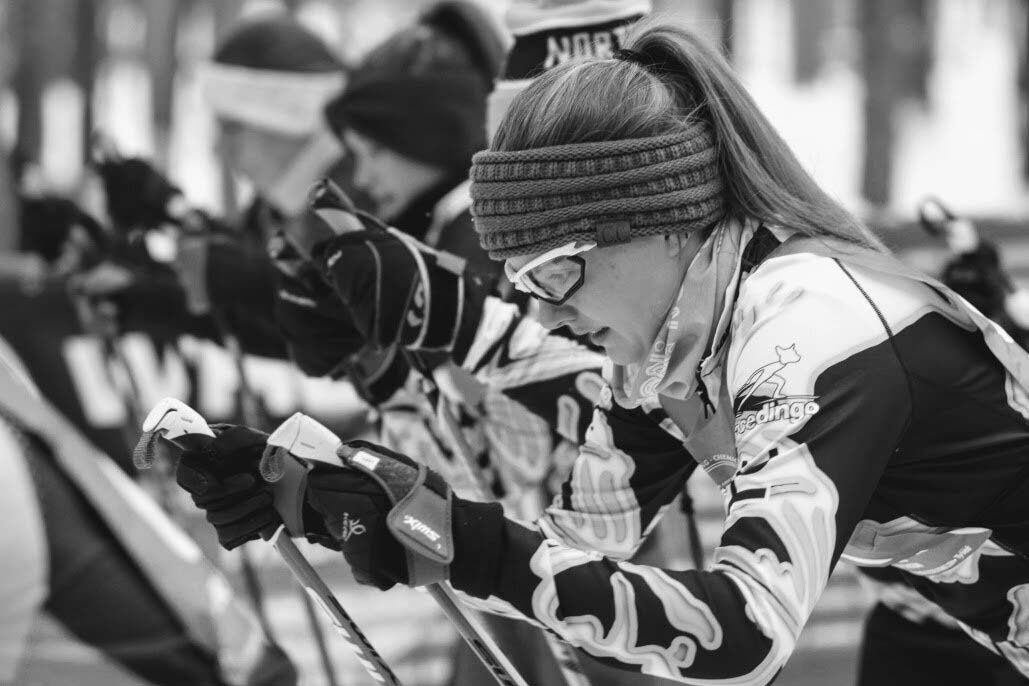Start of North American Vasa xc ski race