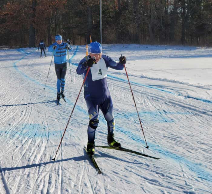 Cross country ski racers