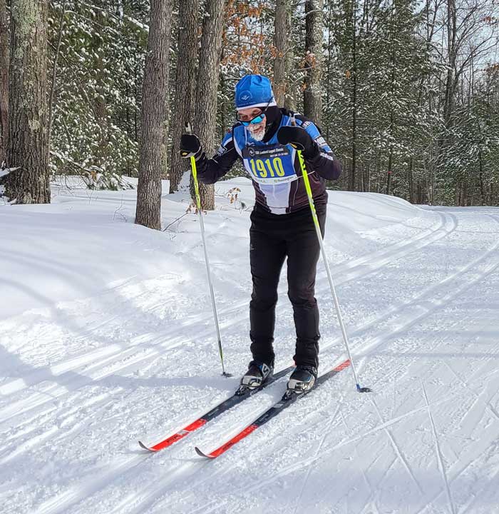Tony Percha in the 15k North American Vasa Classic  cross country ski race