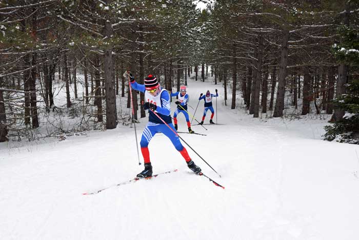 Juniors racing at Forbush Freestyle