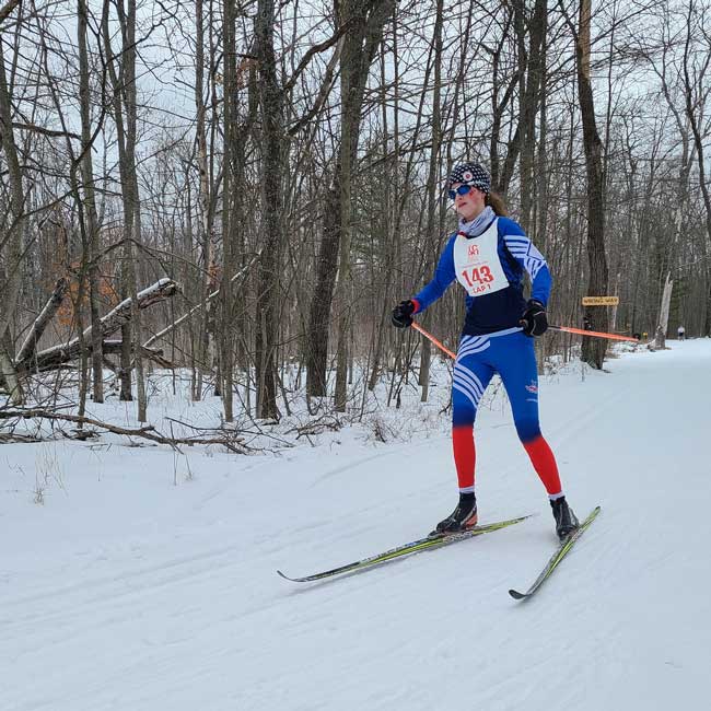 Racer in Michigan Cup Relays