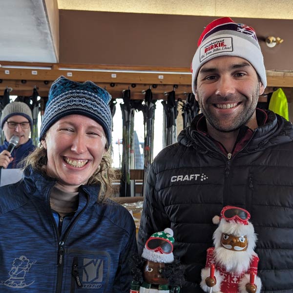 Frosty Fest Champions Ellen Thompson and Eric Parrott