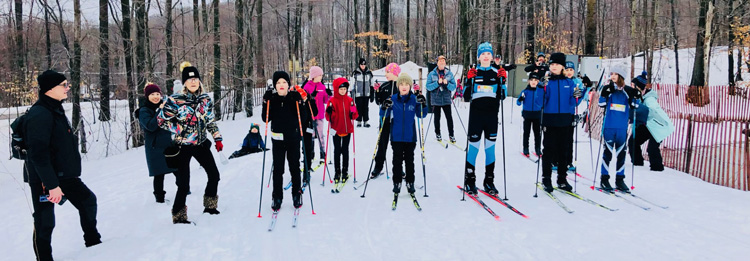 Beech Nut Youth Cross country ski race a Nubs Nob