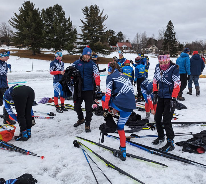 Preparing to race