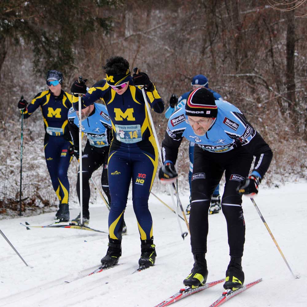 Rebecca Davis and Bradley Baas doublepole to Krazy Klassic victory