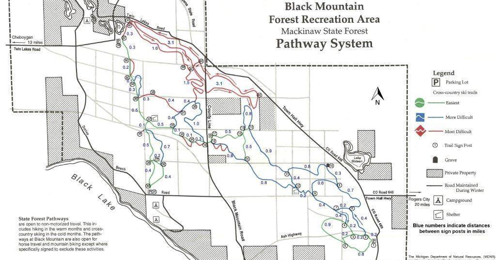 New course maps for the 2026 Black Mountain Classic and Skate races